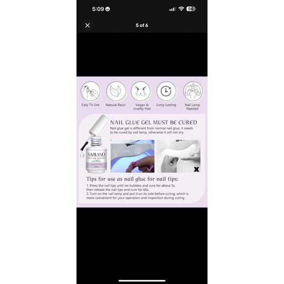 4-In-1 Nail Glue Gel Professional Nail System - Picture 6 of 6